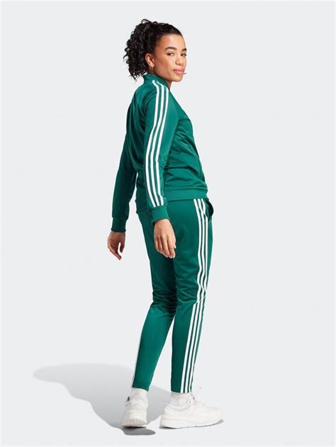 herren adidas jogginganzug grün streifen|Grüne Trainingsanzüge .